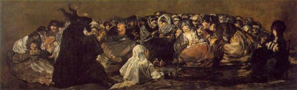 The witches' sabbath or the great he-goat