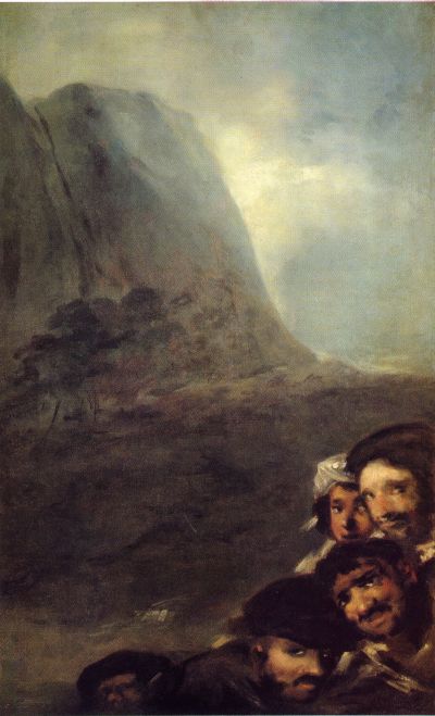 Heads in a landscape