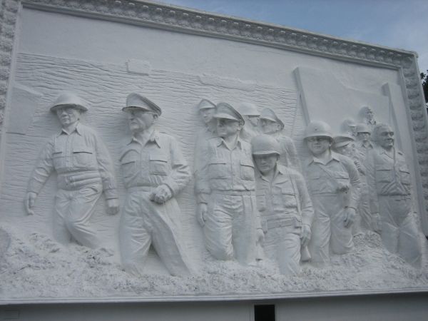 Relief at the Capitol of Leyte