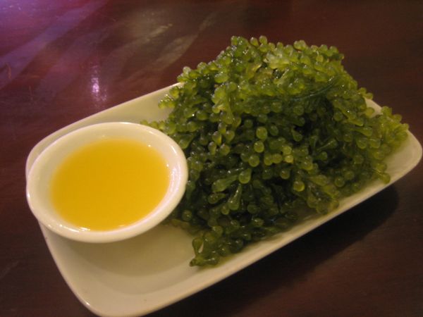 Seaweed and lemon juice