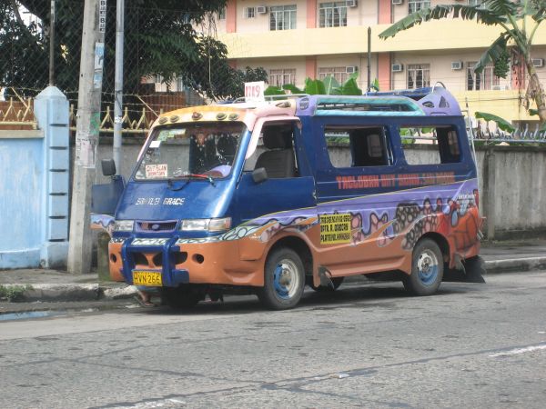 A van in Tacloban City
